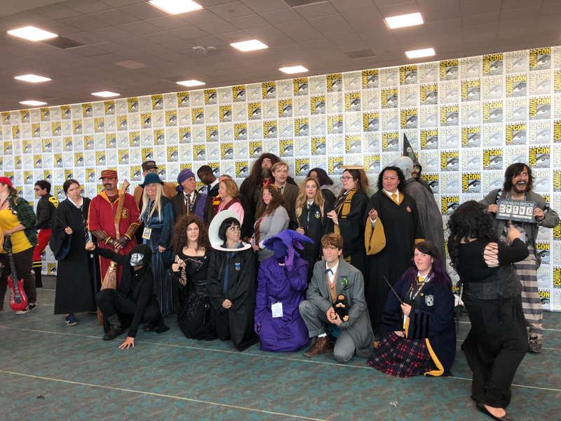 This Harry Potter crowd is totally wizard!